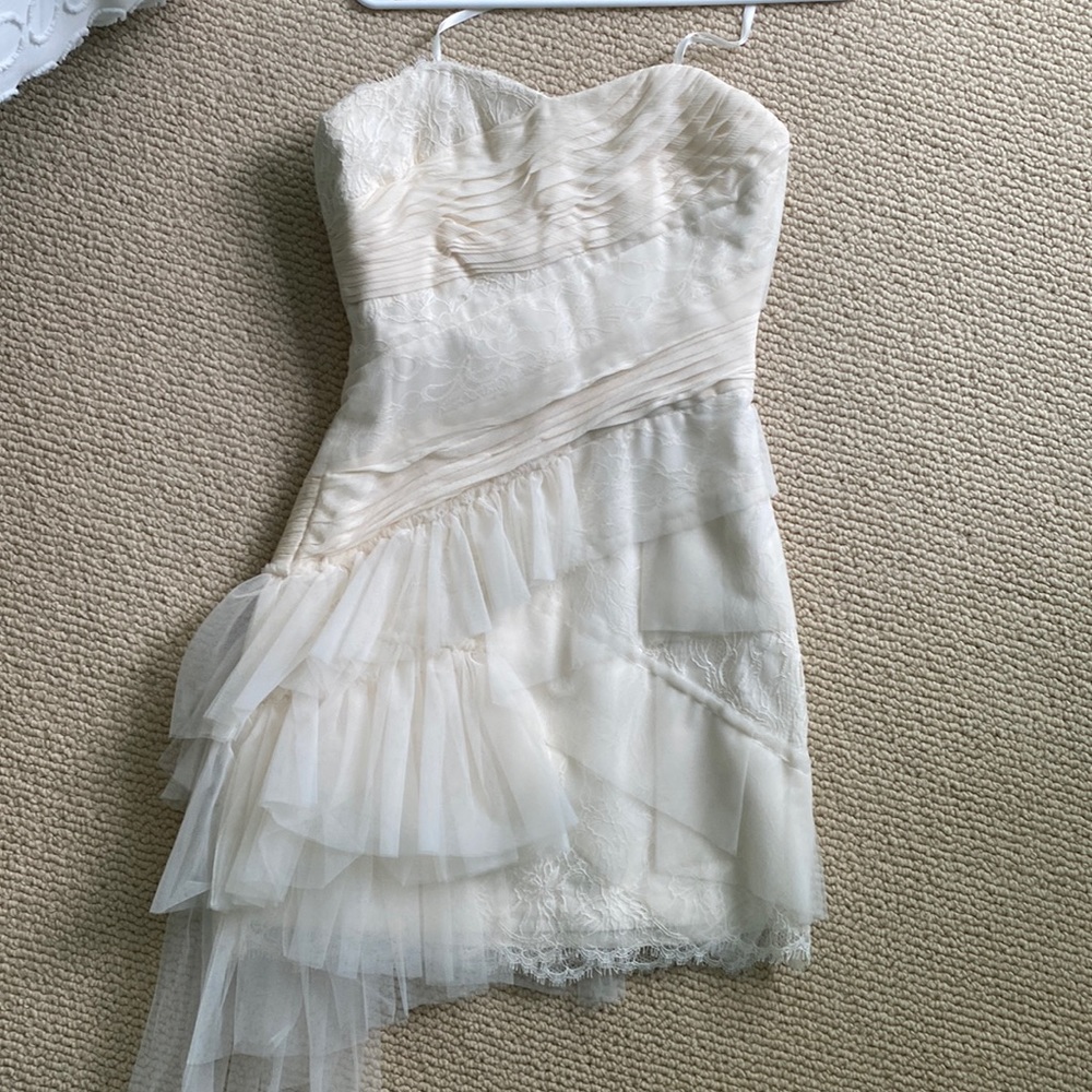 BCBG Maxazria white dress - size 6